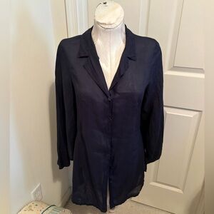 Clea runway Navy Avante garde size S Blouse